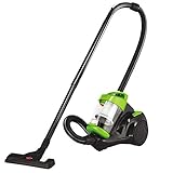 BISSELL Zing Lightweight, Bagless Canister Vacuum, 2156A,Black/Citrus...