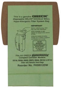 oreck commercial pkbb12dw vacuum bag