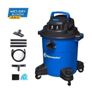 Vacmaster 3 Peak HP 5 Gallon Wet Dry Vacuum Cleaner